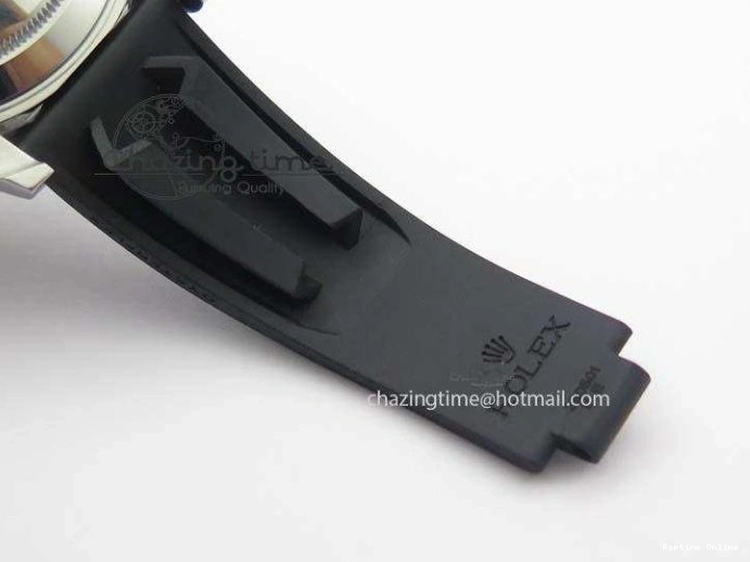 0418 ModernLook Yacht-Master 116655 SS JF Best Edition Ceramic Bezel On Rubber Strap SA 3850